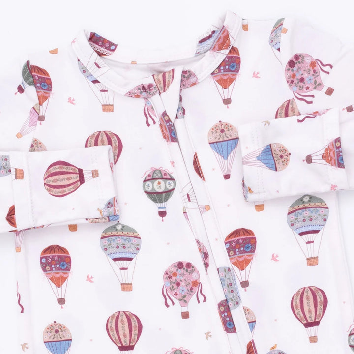 Angel Dear Baby 2 Way Zipper Footie   Hot Air Balloon   651-F26-VHB
