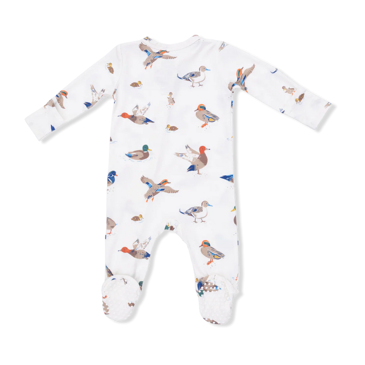 Angel Dear Baby Boy Zipper Footie  651-S26-DUC  Ducks