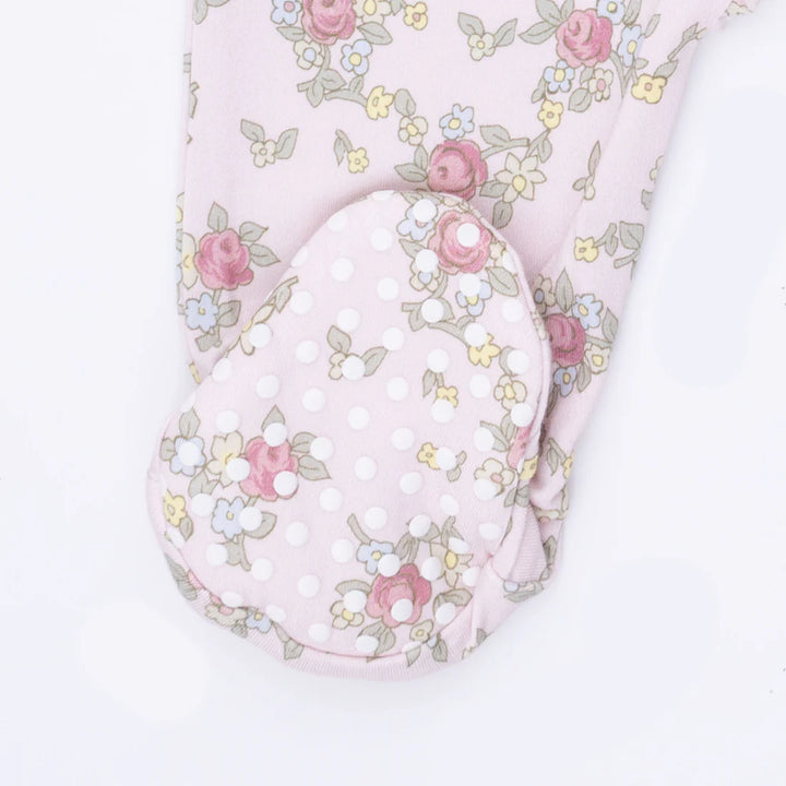 Angel Dear Baby Girl Zipper Footie  650-S26-ERGO  Edith's Rose Garden