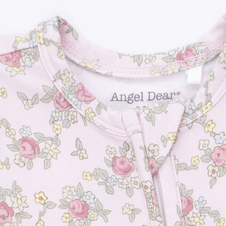 Angel Dear Baby Girl Zipper Footie  650-S26-ERGO  Edith's Rose Garden