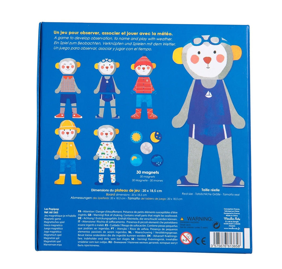 Moulin Rogy Getting Dressed Magnetic Game  661365