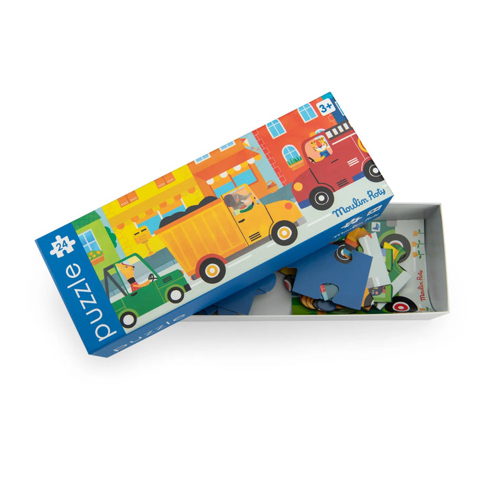 Moulin Roty Popipop Puzzle  661378  Vehicles