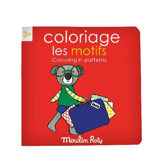 Moulin Roty Popipop Patterns Coloring Book   661607