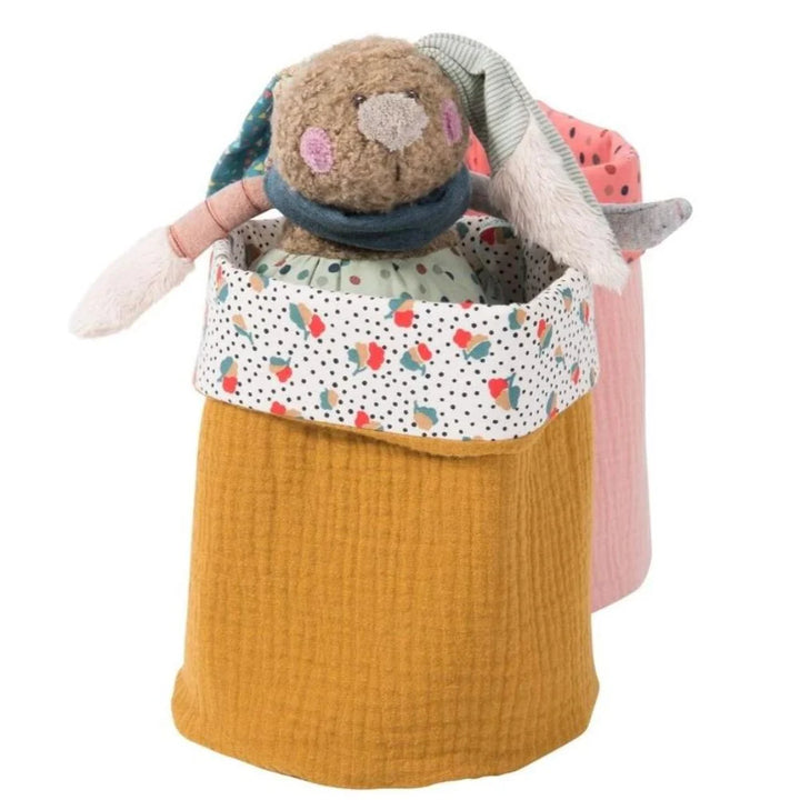 Moulin Roty Basket Les Jolis Trop Beaux Ochre 665121 *