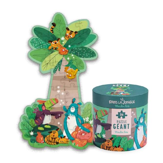 Moulin Roty Puzzle   Dans la Jungle   668440