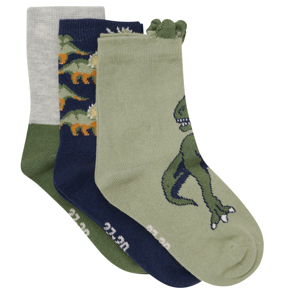 Minymo Boys 3Pk Footie Socks  113945