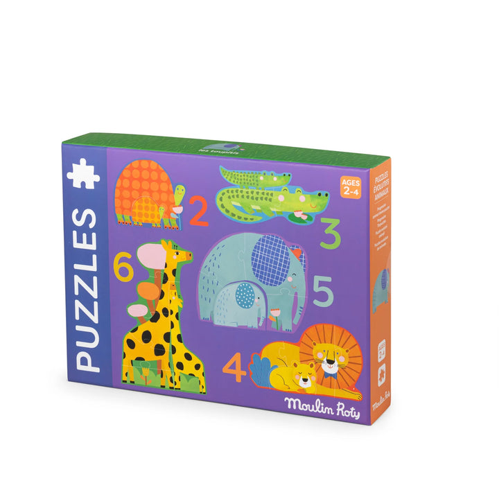 Moulin Roty Progressive Animals Themed Puzzle  679107