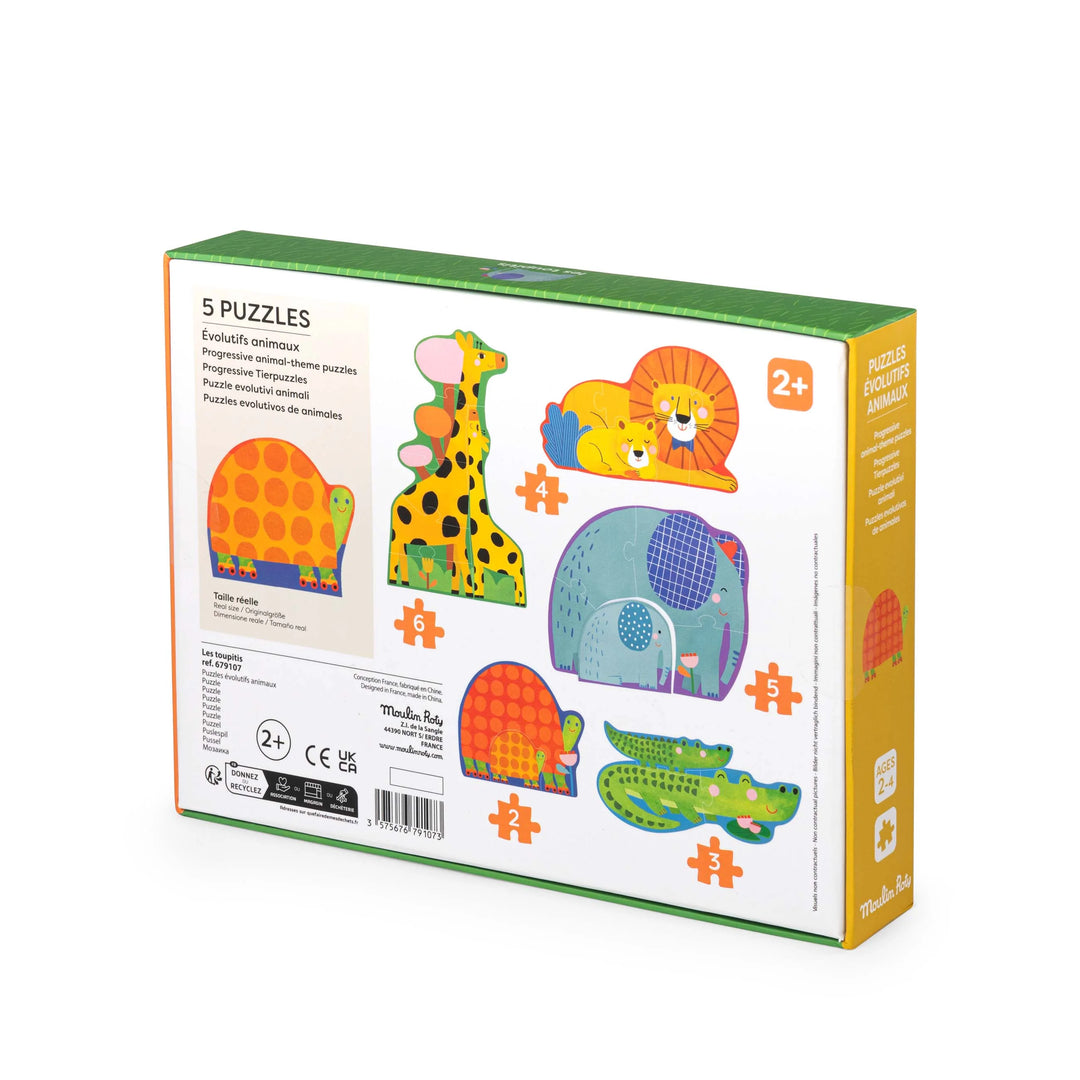 Moulin Roty Progressive Animals Themed Puzzle  679107