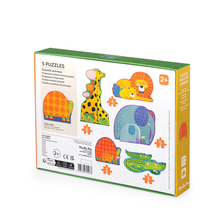 Moulin Roty Progressive Animals Themed Puzzle  679107