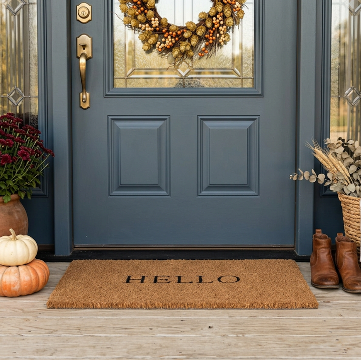 Indaba Hello Coir Mat 01-9143