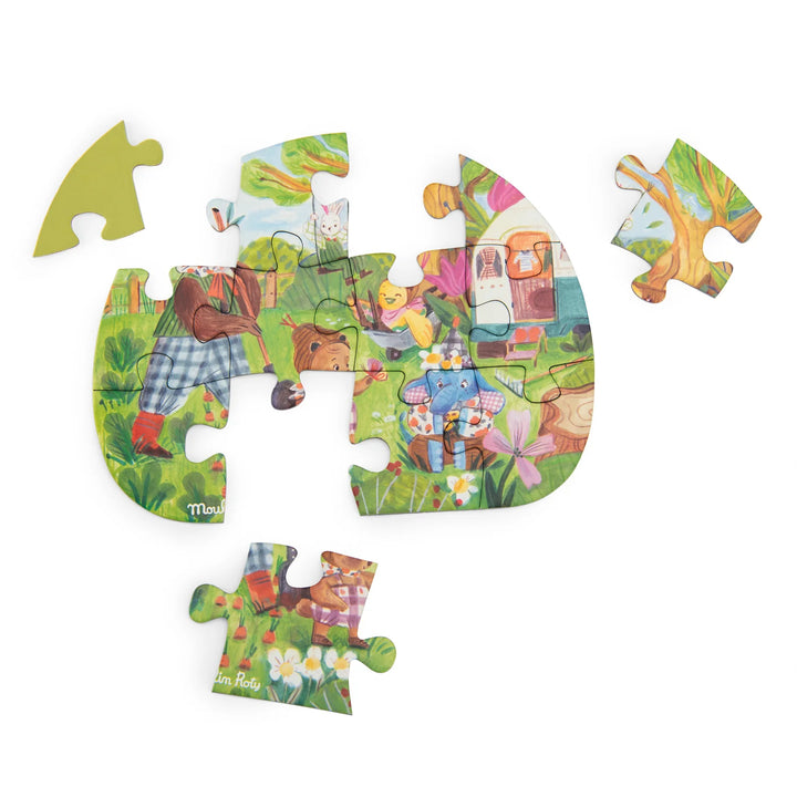Moulin Roty Les Minouchkas   Four Mini Puzzles   681440