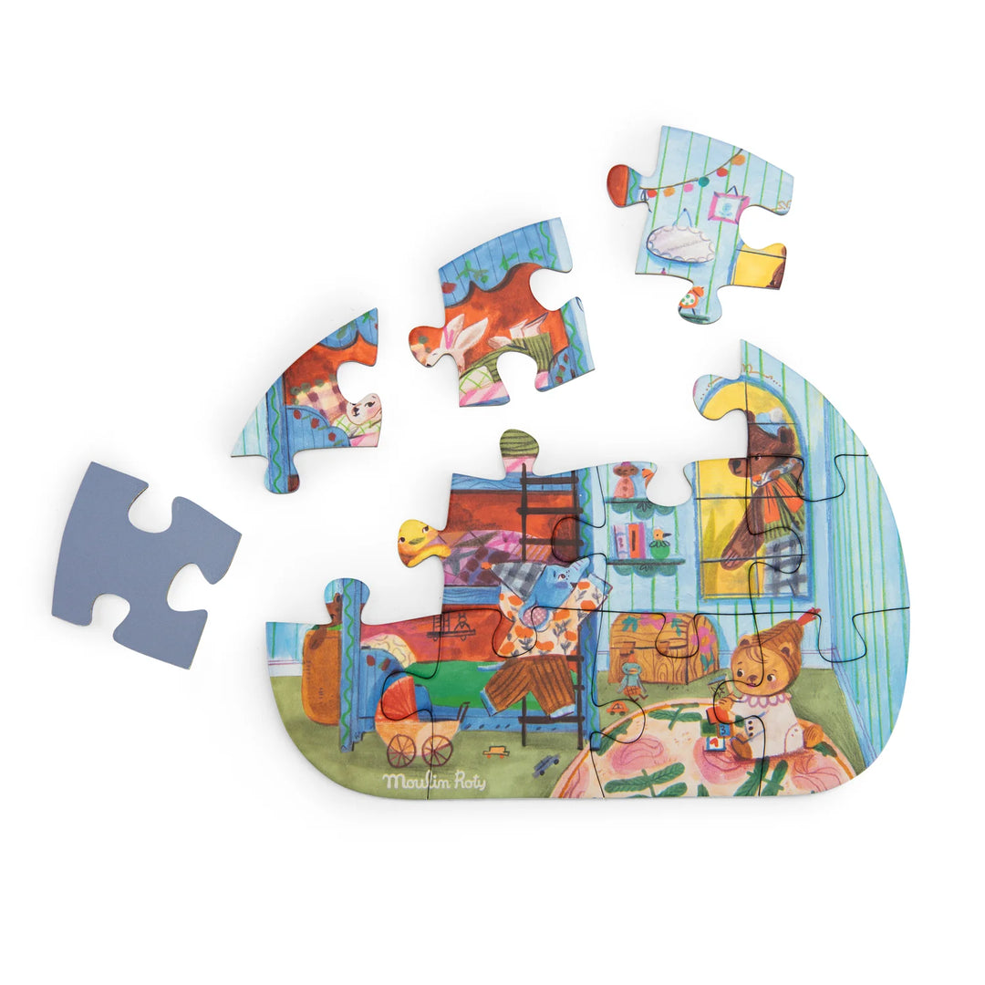 Moulin Roty Les Minouchkas   Four Mini Puzzles   681440