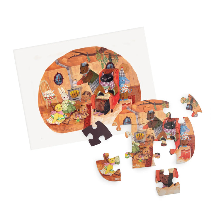 Moulin Roty Les Minouchkas   Four Mini Puzzles   681440