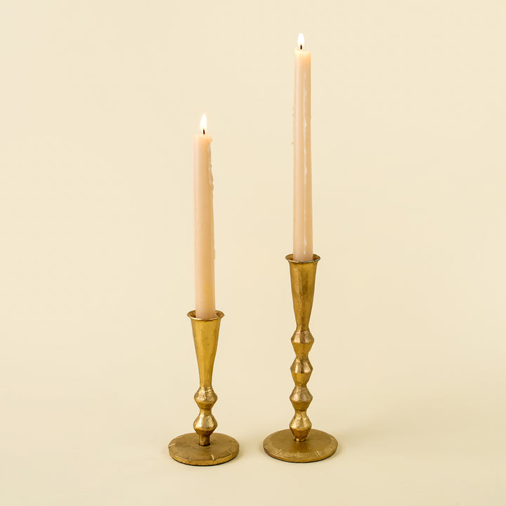 Indaba Ember Candlestick Holder - Gold