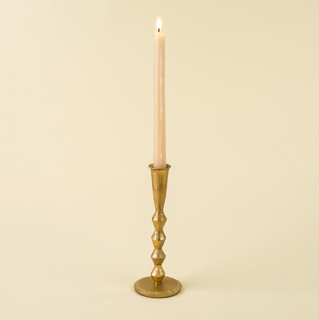 Indaba Ember Candlestick Holder - Gold