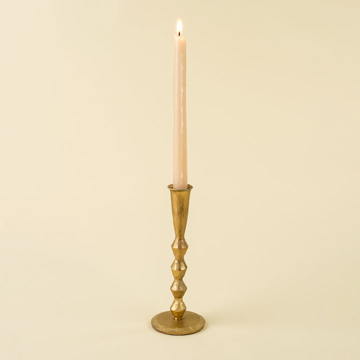 Indaba Ember Candlestick Holder - Gold