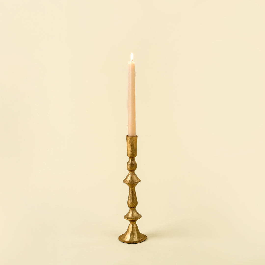 Indaba Petra Candlestick - Gold