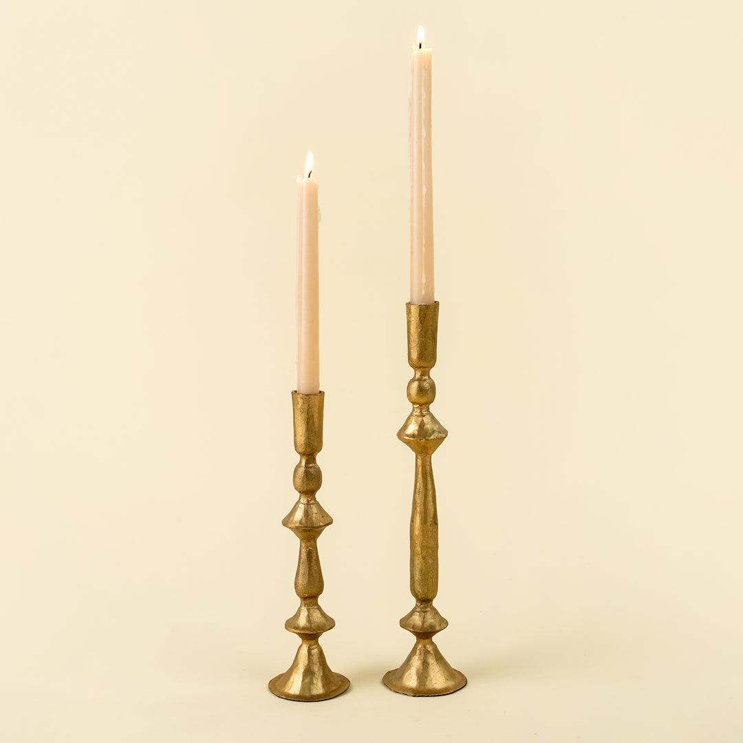 Indaba Petra Candlestick - Gold