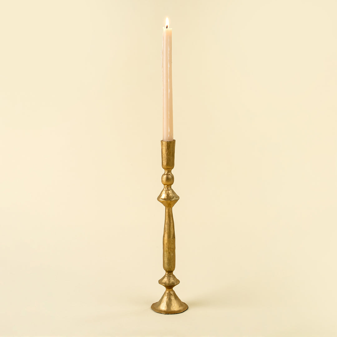 Indaba Petra Candlestick - Gold