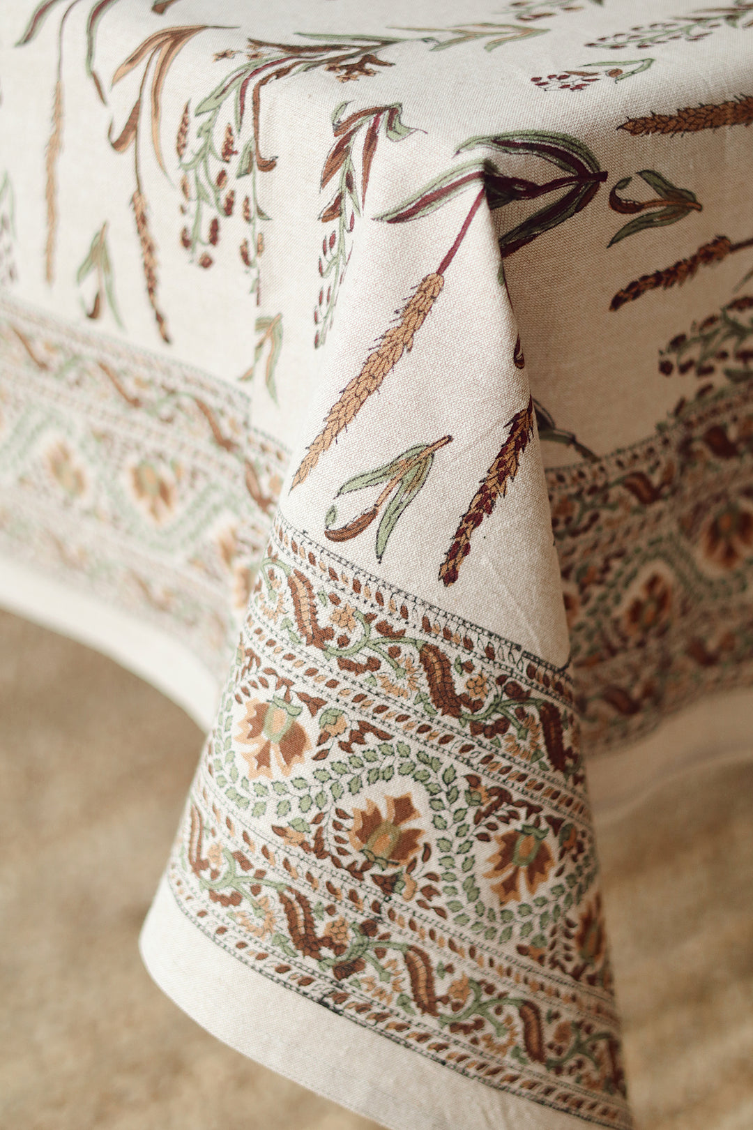 Indaba Harvest Block Tablecloth 4-5906