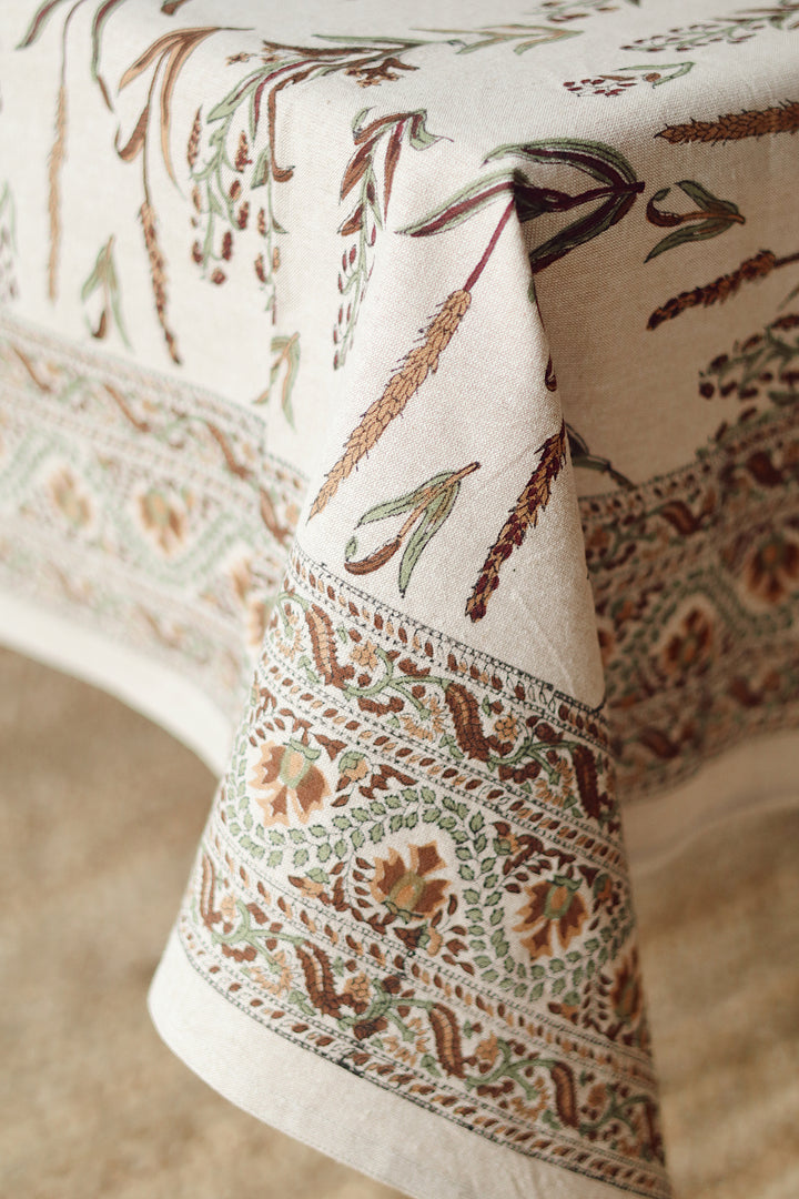 Indaba Harvest Block Tablecloth 4-5906