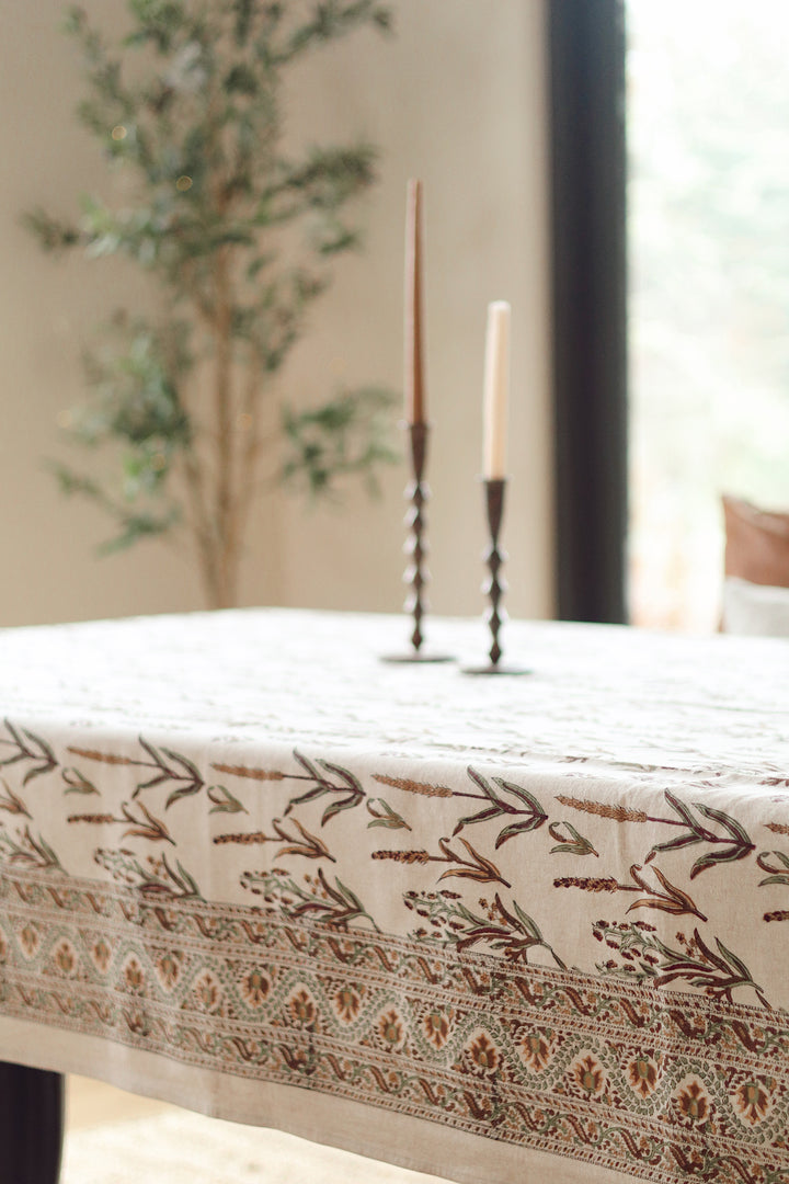Indaba Harvest Block Tablecloth 4-5906