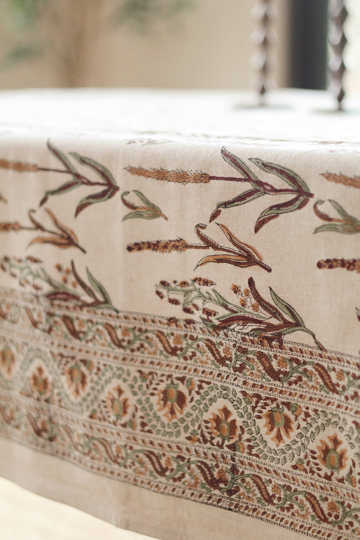 Indaba Harvest Block Tablecloth 4-5906