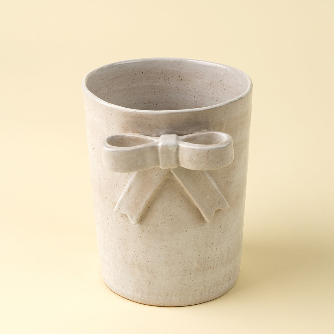 Indaba Stoneware Bow Crock Pot 01-6147