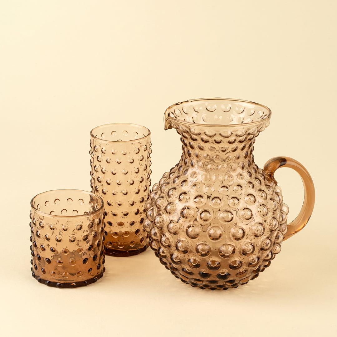 Indaba Hobnail Pitcher 4-6068 Copper