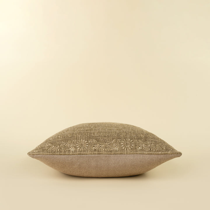 Indaba Velvet Edge Pillow 01-8963 Chocolate