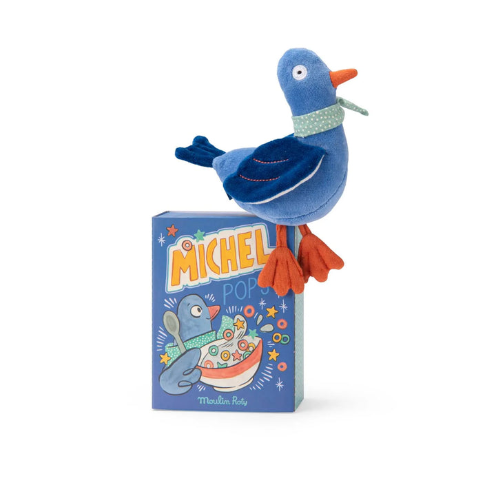 Moulin Roty Puce & Pilou Pigeon Rattle  684011