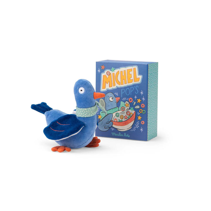 Moulin Roty Puce & Pilou Pigeon Rattle  684011