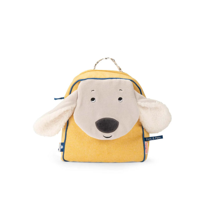 Moulin Roty Puce & Pilou Yellow Dog Backpack    684019