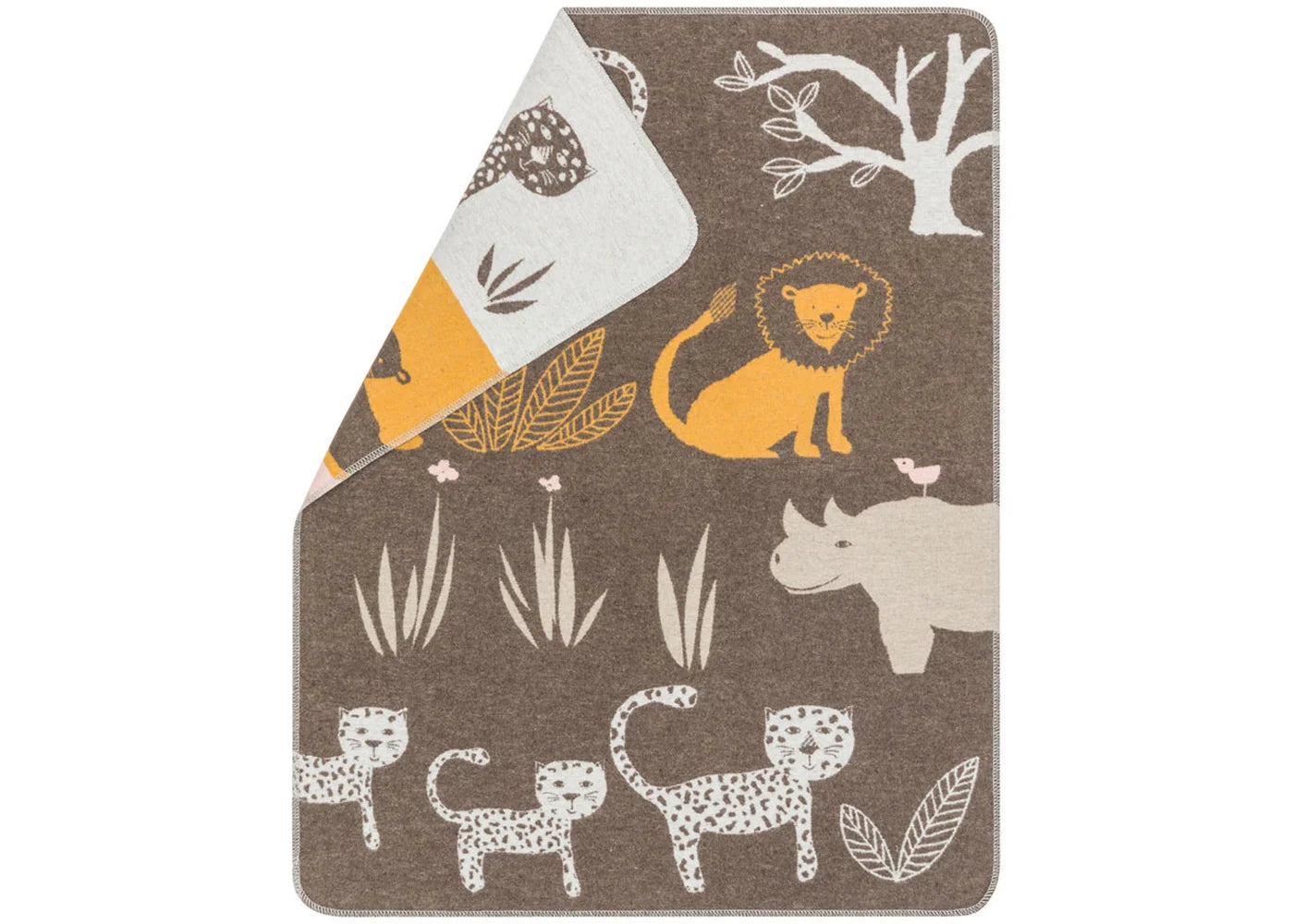 Fussenegger Juwel Baby Blanket  68596579  Jungle - Brown