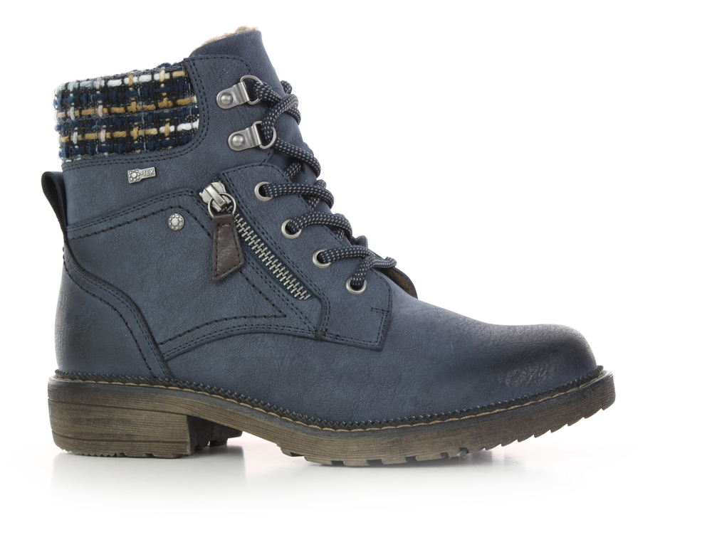 Relife Hiker Ankle Boot  -  Navy