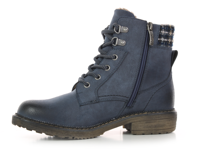 Relife Hiker Ankle Boot  -  Navy