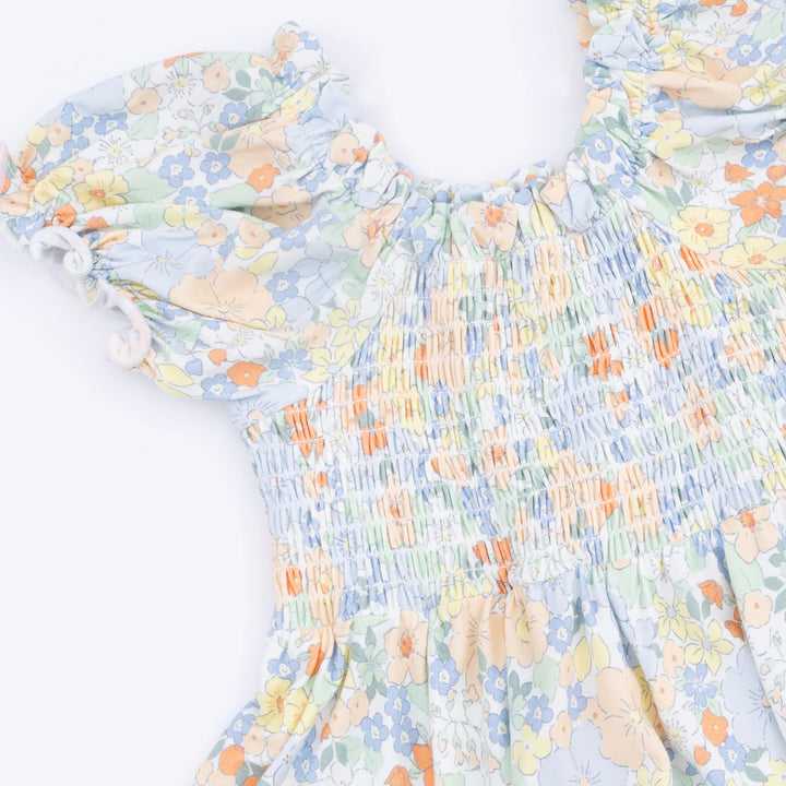 Angel Dear Smocked Twirly Dress & Bloomer   688-S26-GAF    Georgia Floral