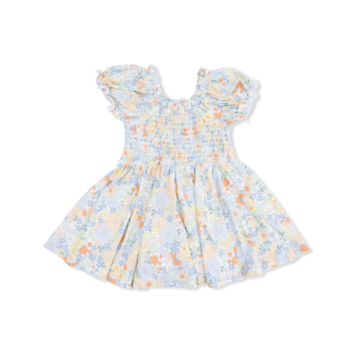 Angel Dear Smocked Twirly Dress & Bloomer   688-S26-GAF    Georgia Floral