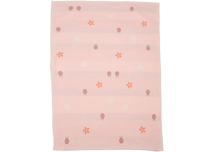 Fussenegger Lena Baby Blanket  DF-69161470  Ladybugs - Rose