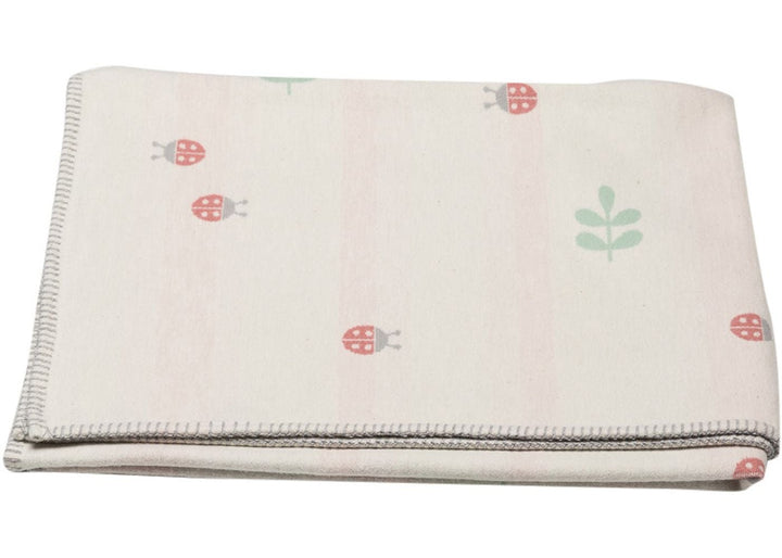 Fussennegger Kids Blanket  69176005  Ladybugs  Offwhite *