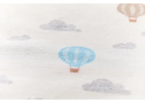 Fussenegger Lena Baby Blanket  69216079  Hot Air Balloons - Off White