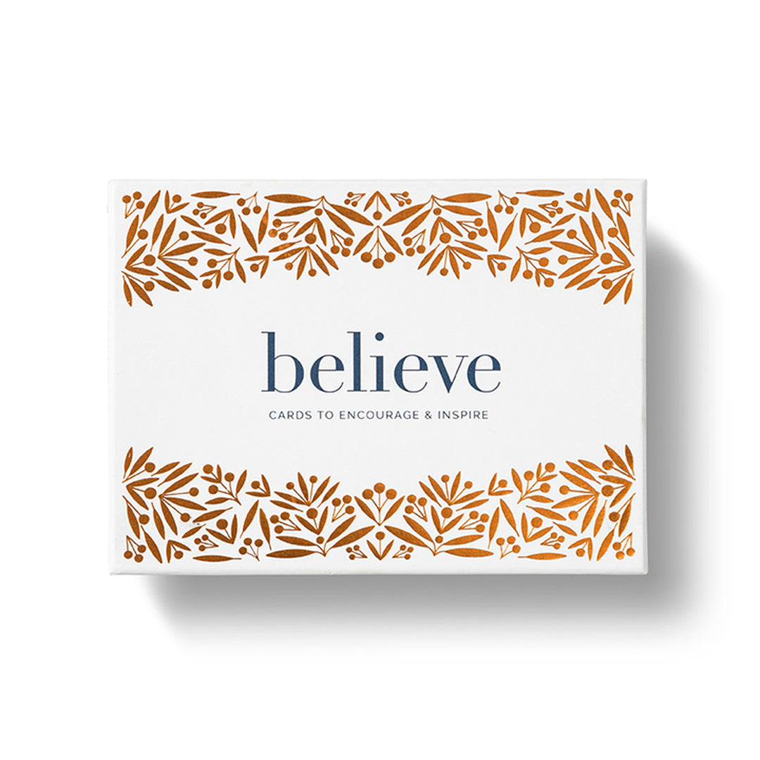 Compendium Boxed Note Card Set  6947  Believe
