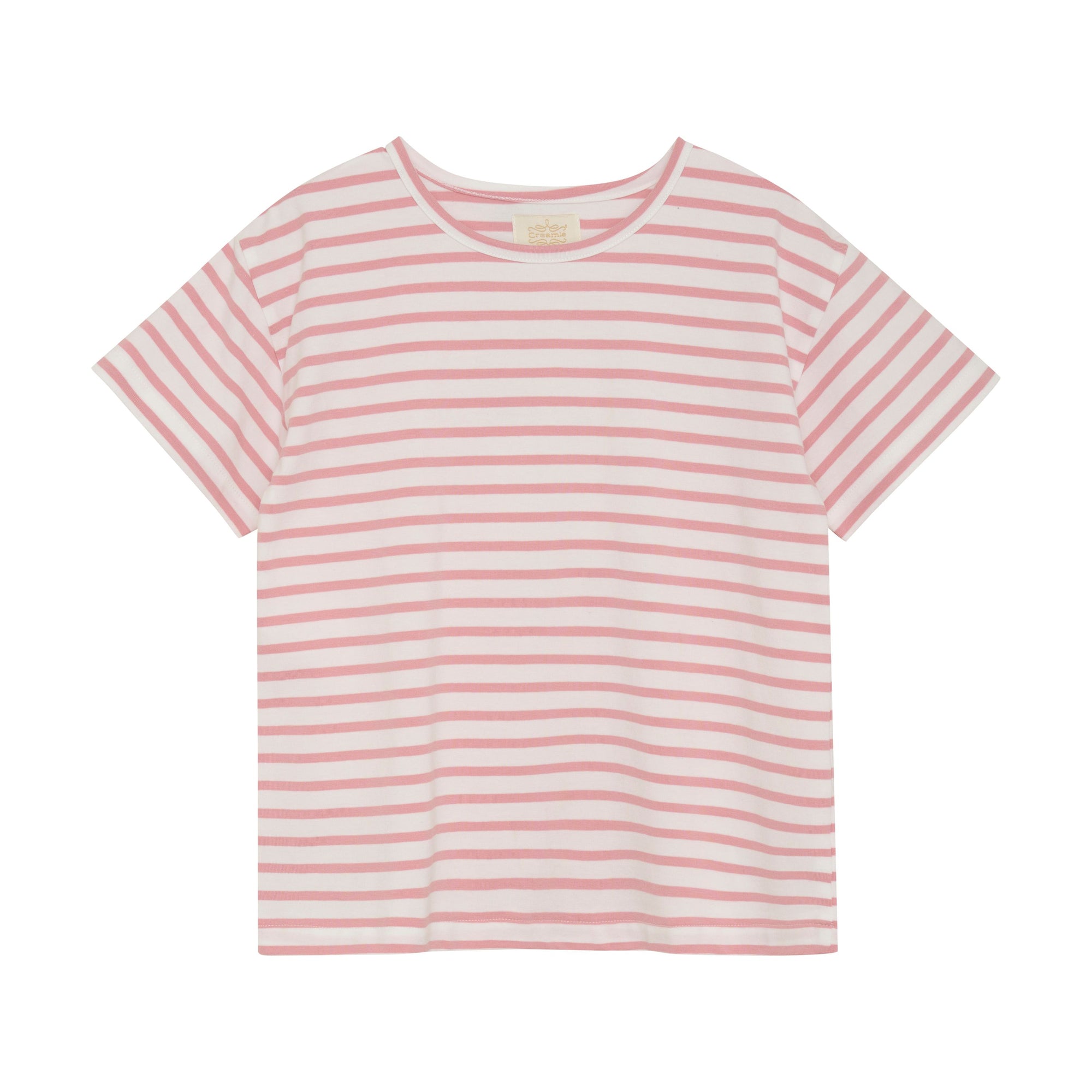 Creamie Girls Striped Short Sleeve Tee  822561-5540