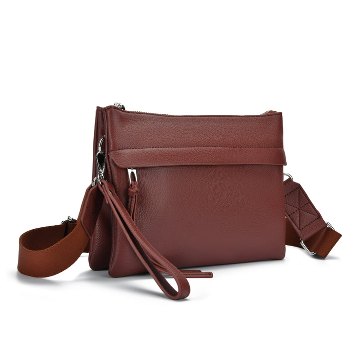 Colab Charlie Crossbody Clutch  7397  Mahogany