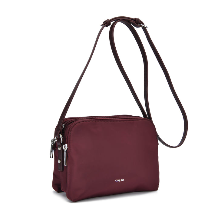 Colab Micah Nylon Crossbody Bag 7509 N  Blackberry
