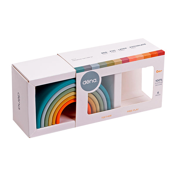 Dena Teething Toy 1052 Rainbow Nature