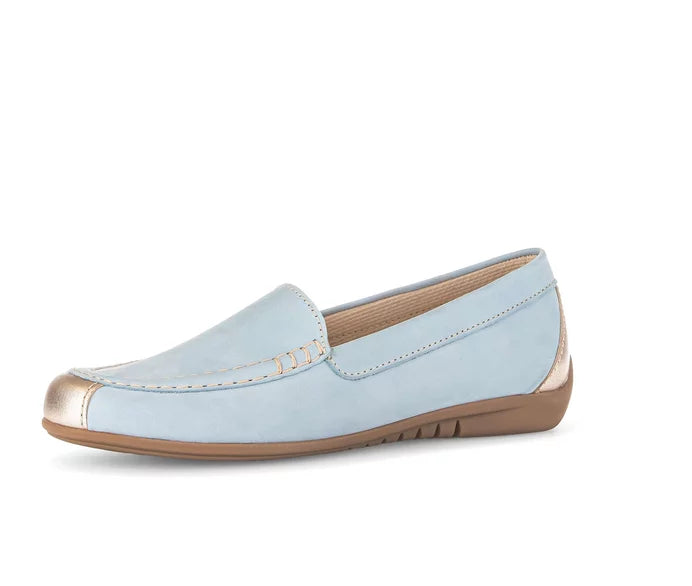 Gabor  Driving Mocassin  44.260.18 Pale Blue Suede