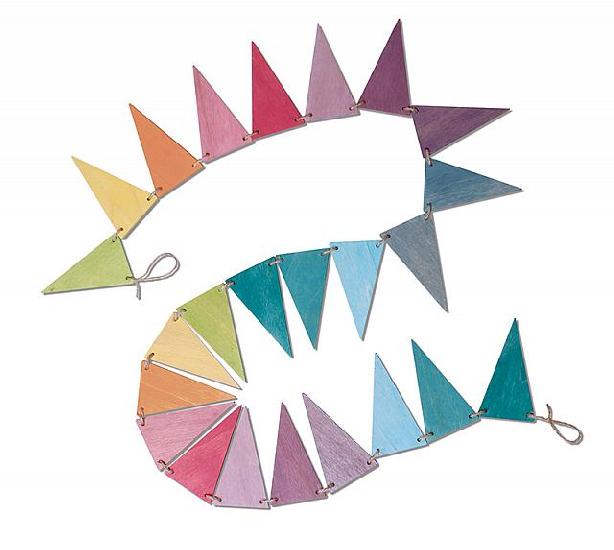 Grimm's Pennant Banner  70246    Pastel