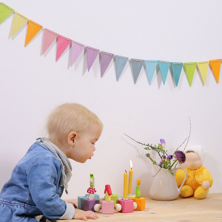 Grimm's Pennant Banner  70246    Pastel