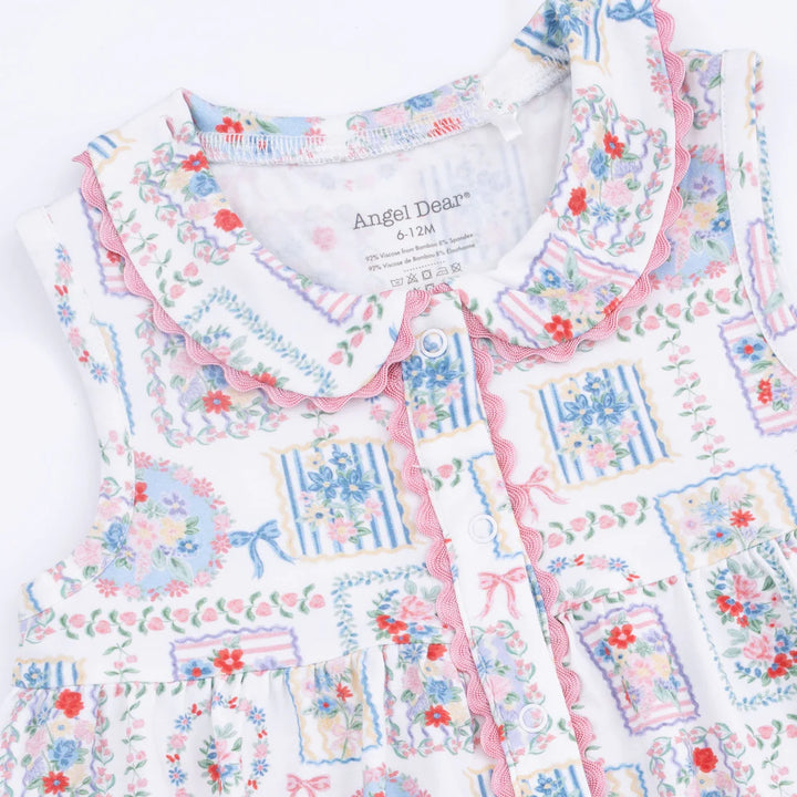 Angel Dear Jill Dress Sleeveless with Bloomer  703-S26-JFP  Julep's Floral Patchwork